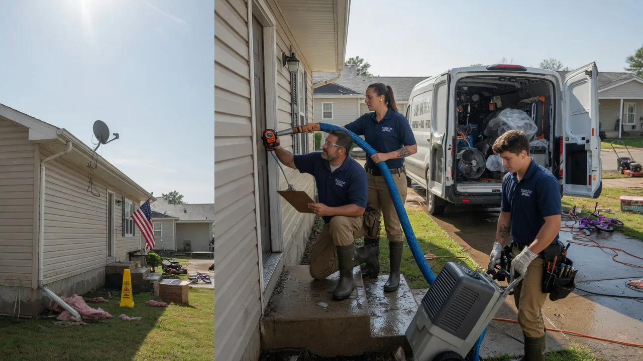 Ceiling Water Damage Restoration in Olney, TX near me